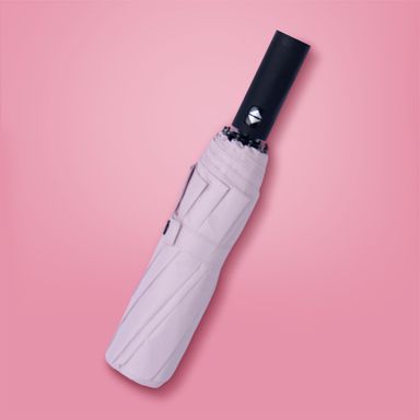 Paraguas y sombrillas automático extra grande de color solido con 10 costillas rosa -  Miniso