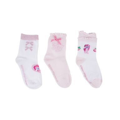 Medias infantiles my little pony 3 pares rosa edad 5 a 7 años -  My Little Pony