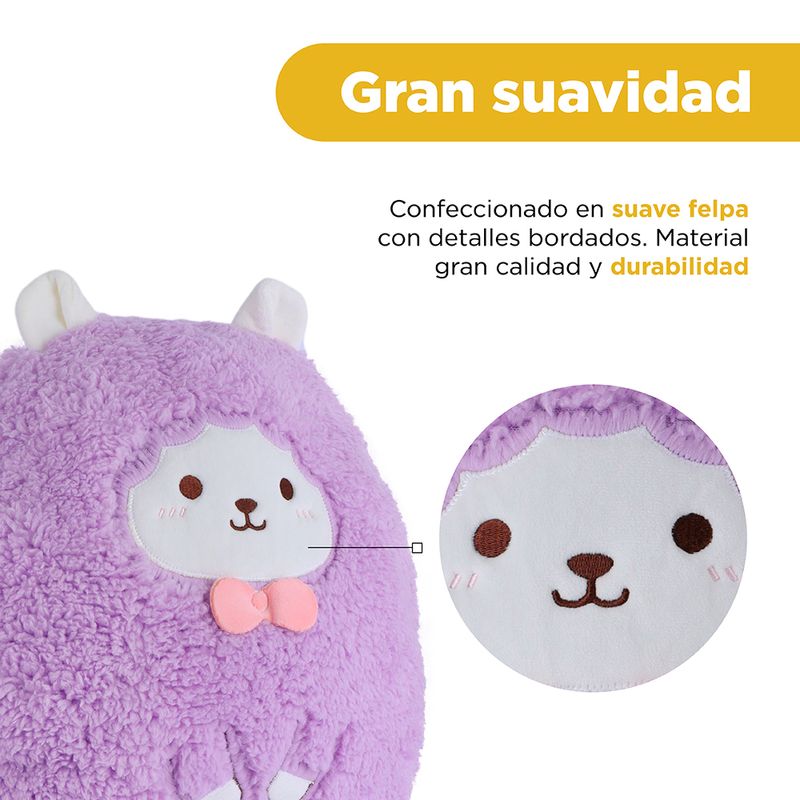 Almohada-animal-llama-morada-serie-miniso-Miniso-5-26372