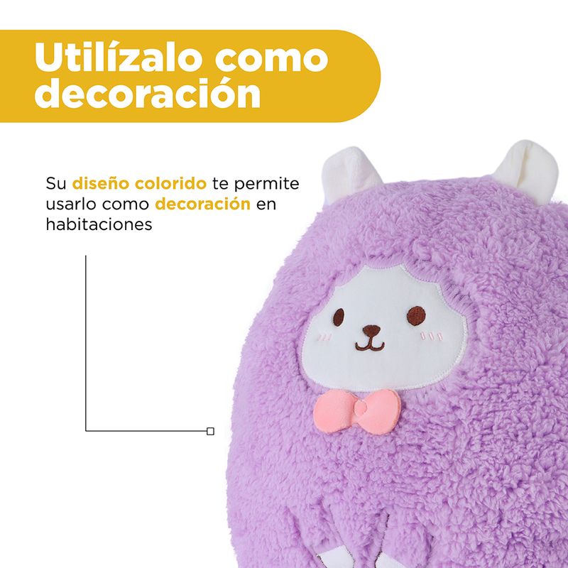 Almohada-animal-llama-morada-serie-miniso-Miniso-7-26372