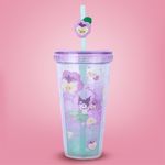 Tomatodo-de-pl-stico-para-jugo-420-ml-kuromi-serie-sanrio-Sanrio-2-26397