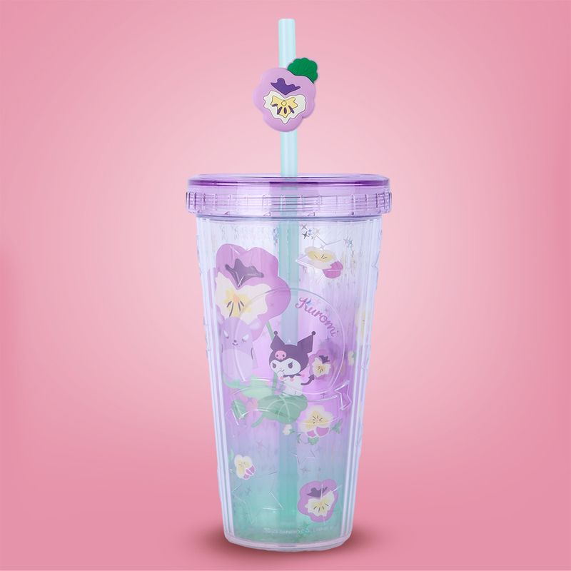 Tomatodo-de-pl-stico-para-jugo-420-ml-kuromi-serie-sanrio-Sanrio-2-26397