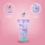 Tomatodo-de-pl-stico-para-jugo-420-ml-kuromi-serie-sanrio-Sanrio-5-26397