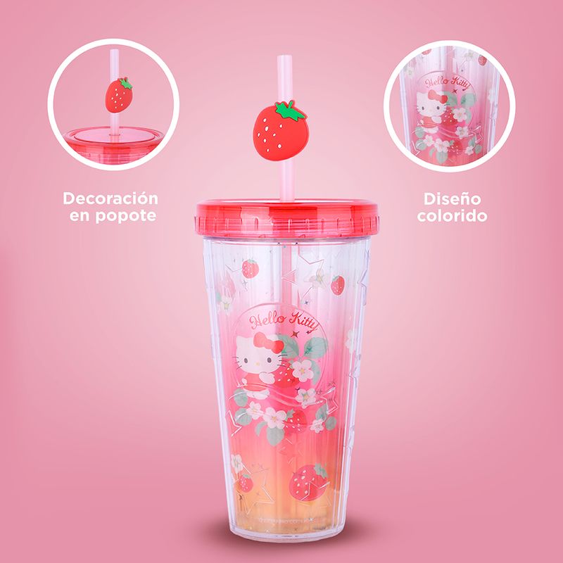 Tomatodo-de-pl-stico-para-jugo-420-ml-hello-kitty-serie-sanrio-Sanrio-5-26400