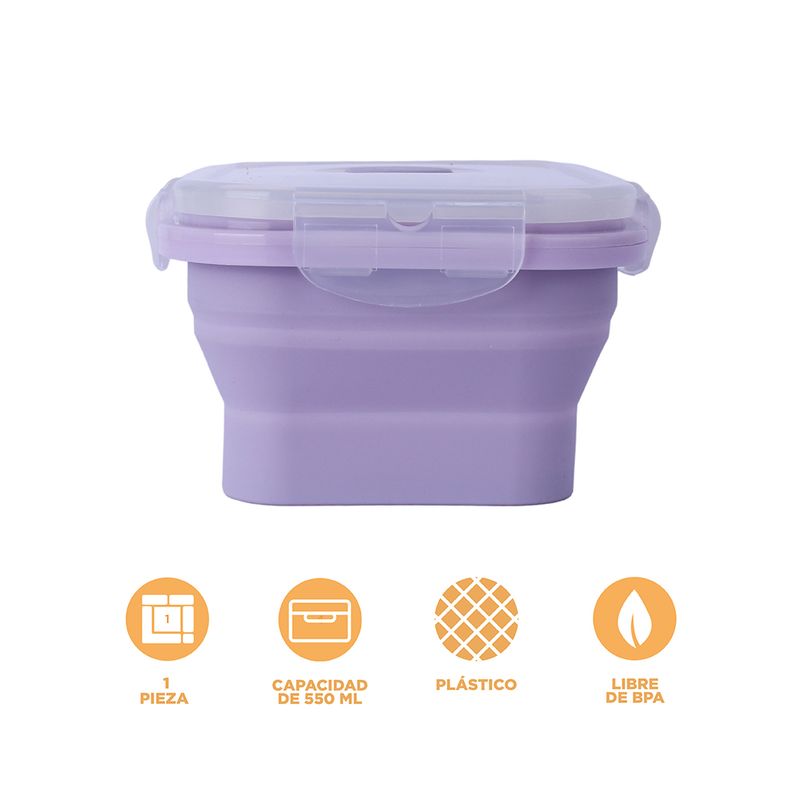 Taper-para-alimentos-plegable-de-silicona-de-color-solido-550-ml-purpura-Miniso-3-26441
