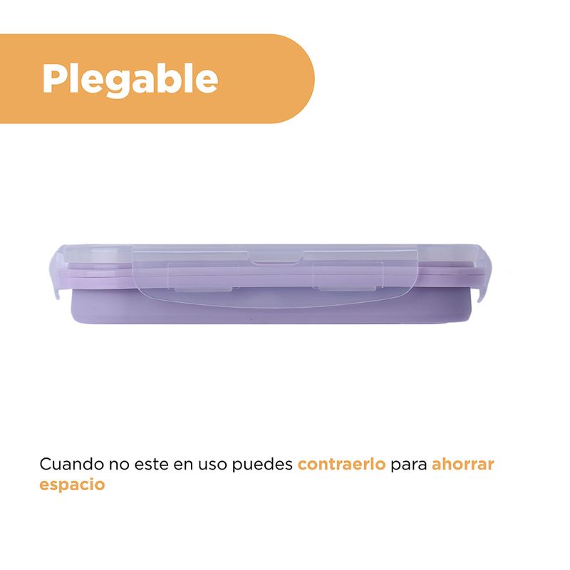Taper-para-alimentos-plegable-de-silicona-de-color-solido-550-ml-purpura-Miniso-4-26441