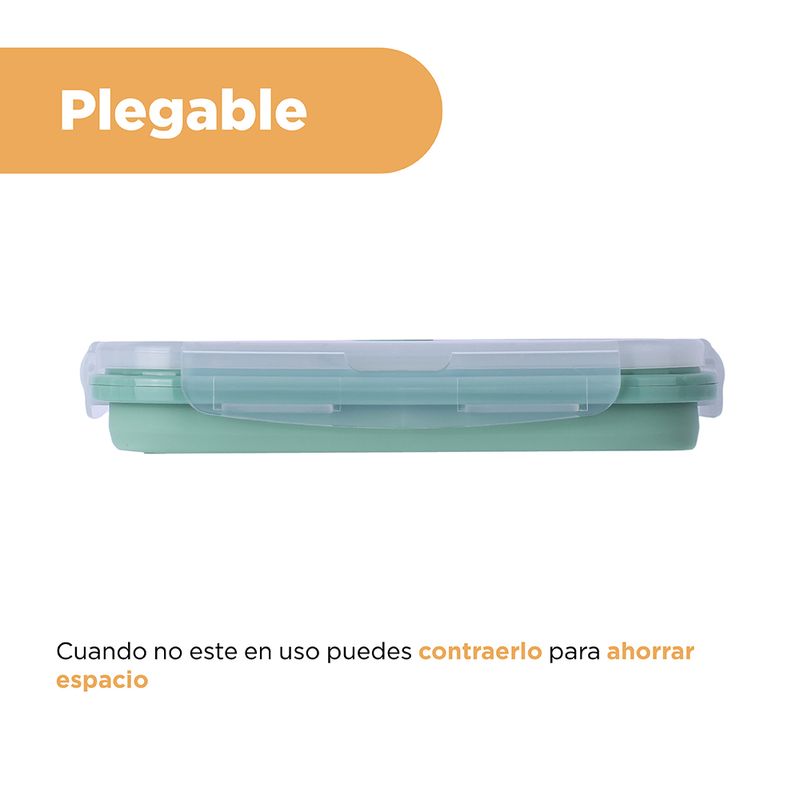Taper-para-alimentos-plegable-de-silicona-de-color-solido-550-ml-verde-Miniso-5-26443