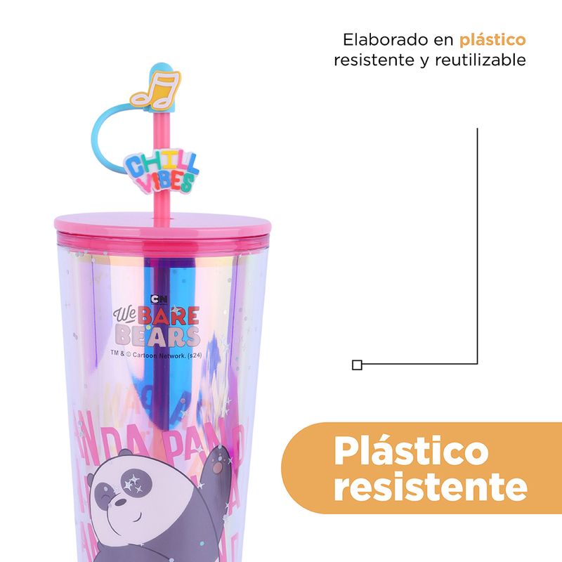 Tomatodo-de-pl-stico-de-doble-pared-con-sorbete-800ml-panda-serie-wbb-We-Bare-Bears-7-26458