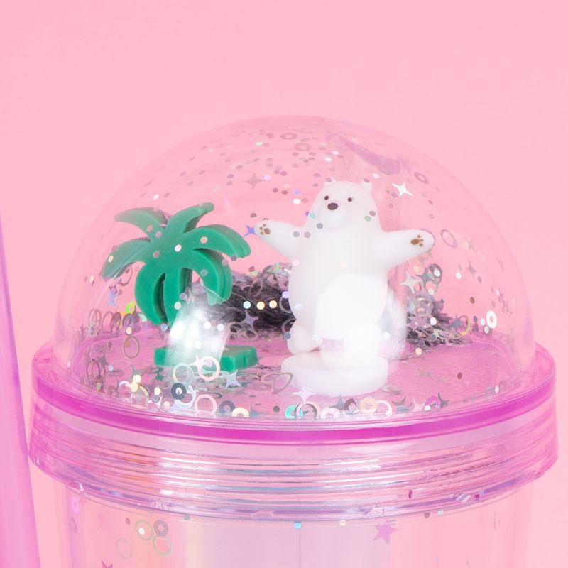 Tomatodo-de-pl-stico-con-diamantina-sorbete-y-funda-420-ml-polar-serie-wbb-color-morado-We-Bare-Bears-3-26463