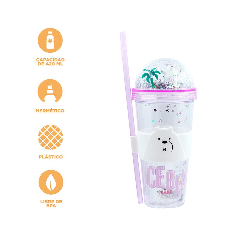Tomatodo-de-pl-stico-con-diamantina-sorbete-y-funda-420-ml-polar-serie-wbb-color-morado-We-Bare-Bears-4-26463