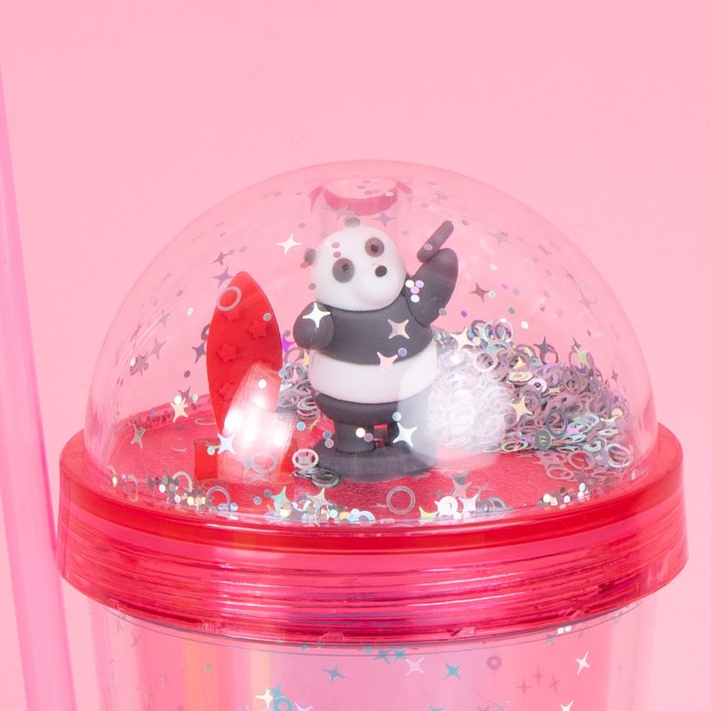 Tomatodo-de-pl-stico-con-diamantina-sorbete-y-funda-420-ml-panda-serie-wbb-color-rosa-We-Bare-Bears-3-26464