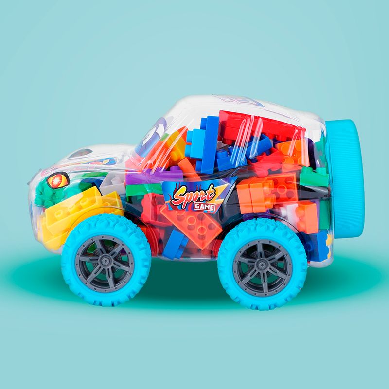 Bloques-grandes-e20138-l20138-coche-deportivo-azul-serie-miniso-Miniso-2-26491