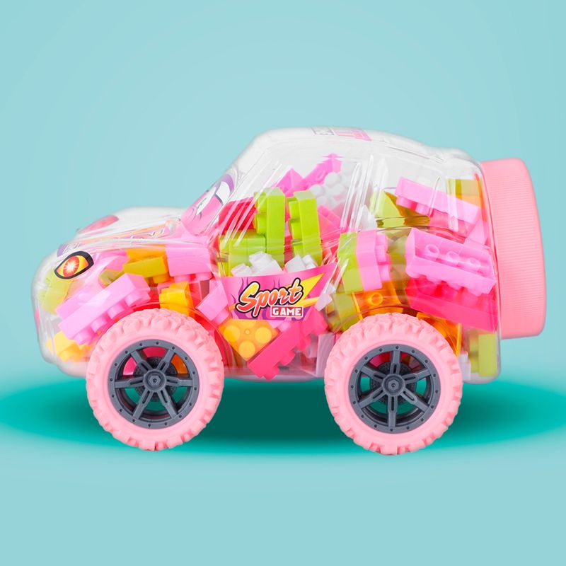 Bloques-grandes-coche-deportivo-rosa-serie-miniso-Miniso-2-26494
