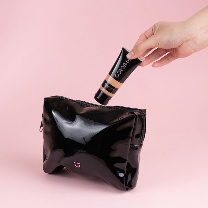 Cosmetiquera-miniso-tipo-charol-negro-Miniso-2-26507