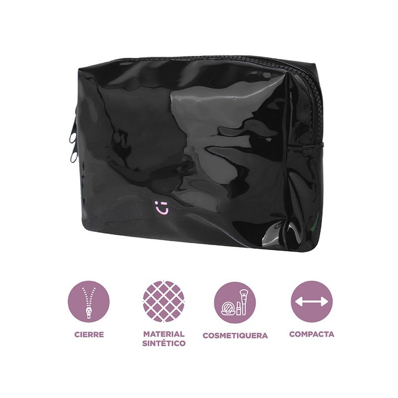 Cosmetiquera-miniso-tipo-charol-negro-Miniso-4-26507