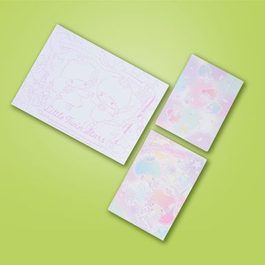 Libro para colorear set little twin stars serie sanrio -  Sanrio