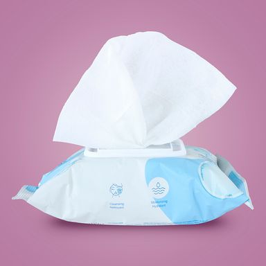 Toallitas limpiadoras faciales refrescantes vitamina e -  Miniso