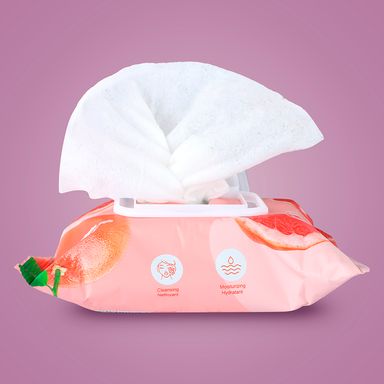 Toallitas limpiadoras faciales refrescantes grapefruit -  Miniso