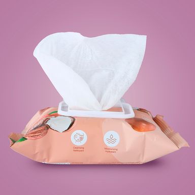 Toallitas limpiadoras faciales refrescantes argan oil -  Miniso