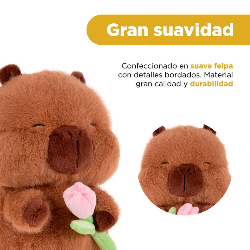 Peluche-con-flores-en-la-mano-serie-kapibala-Miniso-5-26835
