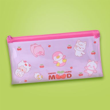 Cartuchera de pvc 20x10cm serie mini family -  Mini Family