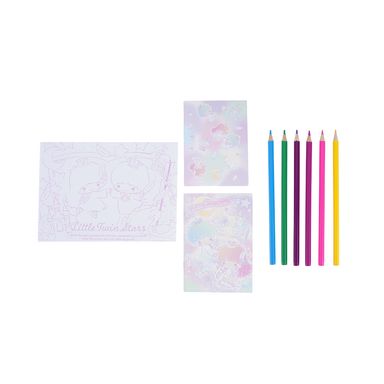 Libro para colorear set little twin stars serie sanrio -  Sanrio