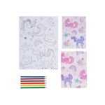 Libro-para-colorear-set-rosa-serie-unicorn-Miniso-1-26613
