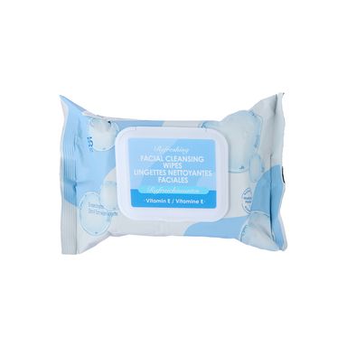 Toallitas limpiadoras faciales refrescantes vitamina e -  Miniso