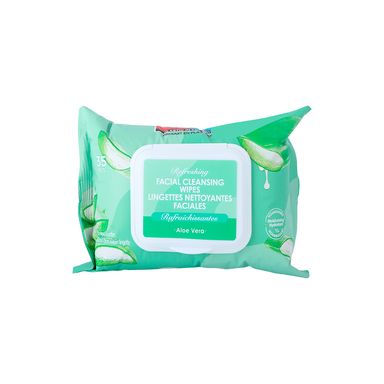 Toallitas limpiadoras faciales refrescantes aloe vera -  Miniso