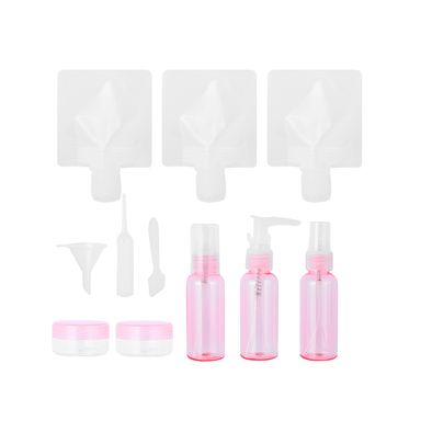 Set de viaje candy color 11 piezas -  Miniso