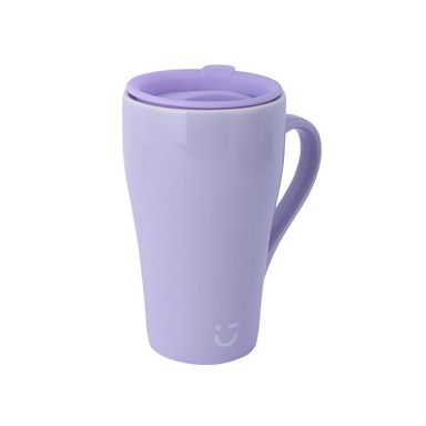 Taza de cerámica de gran capacidad serie solid color 430 ml púrpura -  Miniso
