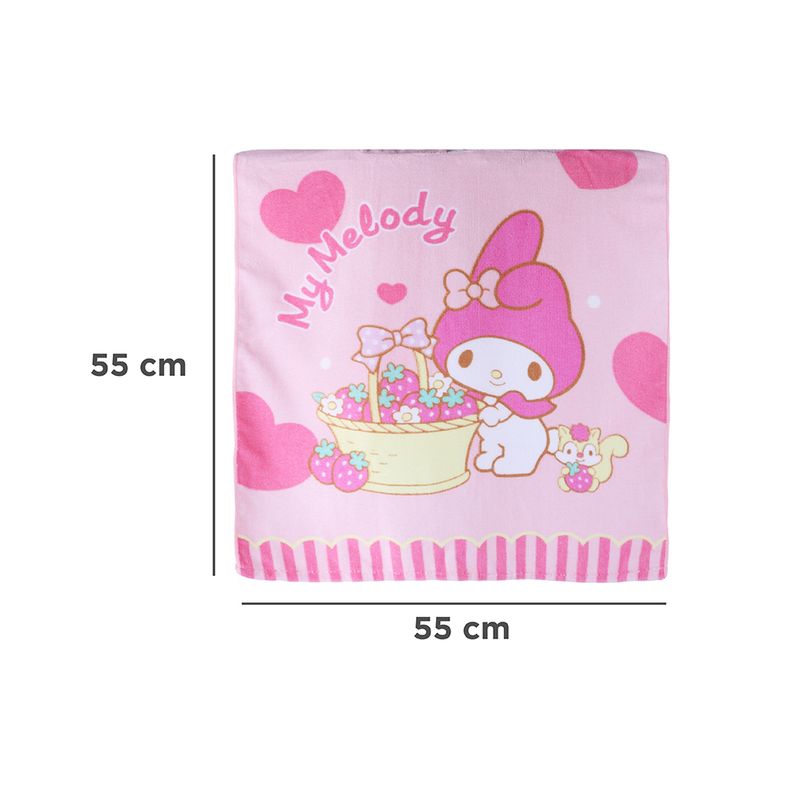 Toalla-infantil-con-capucha-para-ba-o-sanrio-my-melody-55cm-x-55cm-rosa-Sanrio-4-25914