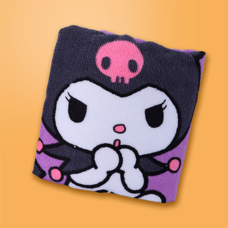 Toalla-infantil-con-capucha-para-ba-o-sanrio-kuromi-55cm-x-55cm-morado-Sanrio-2-25916