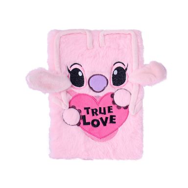 Cuaderno a5 peluche de tapa dura con orejas 3d 80 hojas serie lilo stitch disney -  Lilo & Stitch