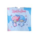 Toalla-infantil-con-capucha-para-ba-o-sanrio-little-twin-stars-55cm-x-55cm-azul-Sanrio-1-25915