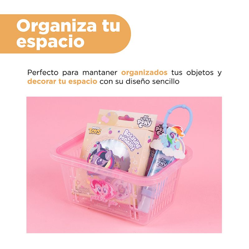 Organizador-de-pl-stico-mini-cesta-de-almacenamiento-my-little-pony-collection-rosa-My-Little-Pony-5-25791
