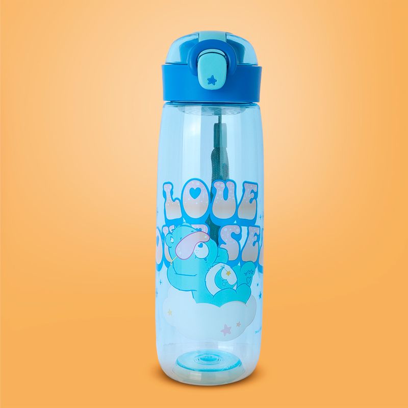 Tomatodo-de-pl-stico-con-tapa-abatible-y-correa-600ml-azul-serie-care-bears-Care-Bears-2-25437