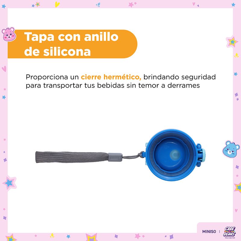 Tomatodo-de-pl-stico-con-tapa-abatible-y-correa-600ml-azul-serie-care-bears-Care-Bears-4-25437