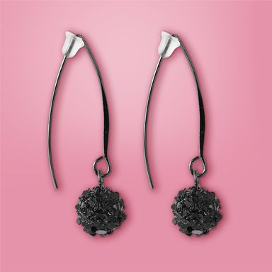 Aretes miniso serie dark esfera 1 par -  Serie Dark
