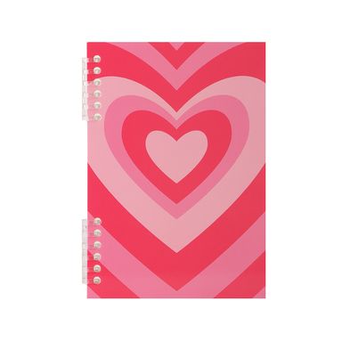 Cuaderno a5 de hojas sueltas encuadernado con alambre 80 hojas serie barbie pink -  Miniso