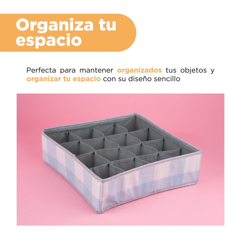 Organizador-de-tela-de-almacenamiento-de-16-celdas-serie-cuadros-azules-Miniso-5-26944