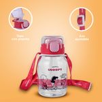 Tomatodo-de-plastico-snoopy-kids-con-correa-para-el-hombro-600-ml-rojo-Snoopy-5-26968