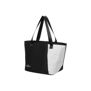 Lonchera miniso bloques de color serie mousse mediana negro y blanco -  Miniso