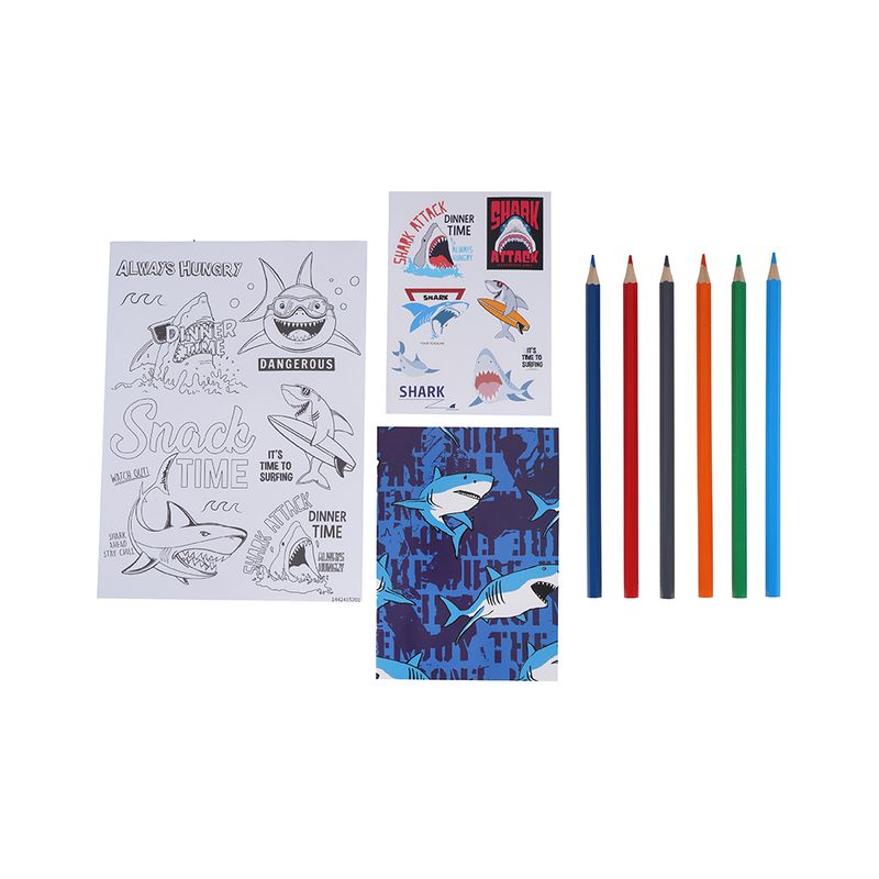 Libro-para-colorear-set-tibur-n-serie-miniso-Miniso-1-26993