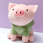 Peluche-de-cerdito-sentado-con-capucha-de-dinosaurio-verde-Miniso-2-2411