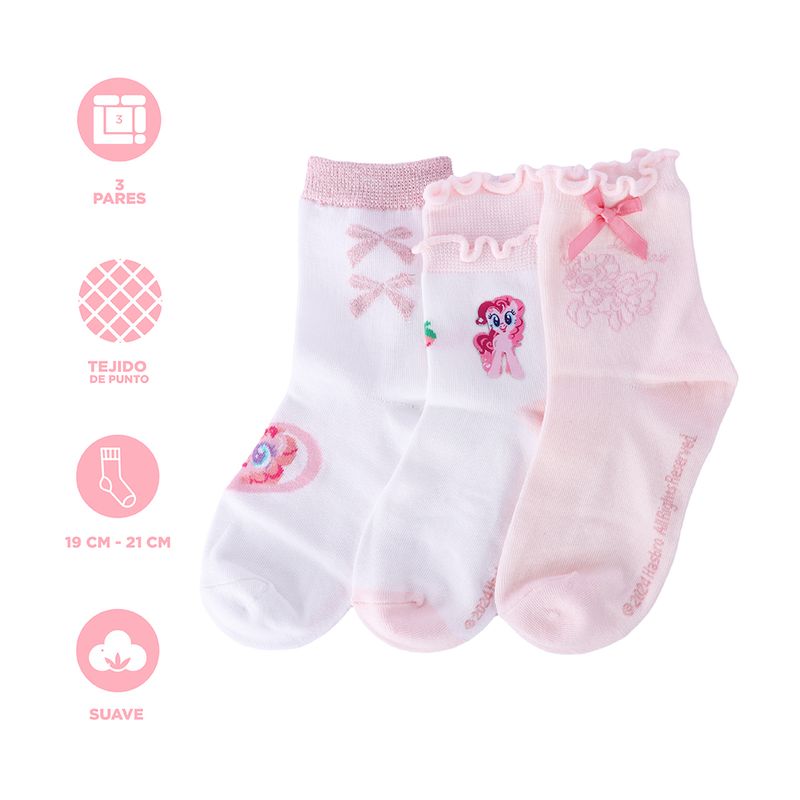 Medias-infantiles-my-little-pony-3-pares-rosa-edad-7-a-9-a-os-My-Little-Pony-3-25793