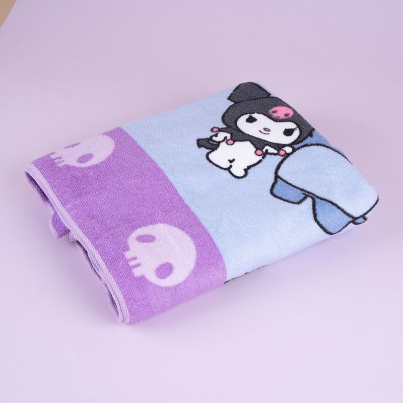 Toalla-de-ba-o-extra-larga-sanrio-kuromi-152cm-x-76cm-morado-Sanrio-3-25913