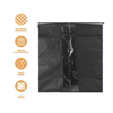 Organizador de tela bolsa grande para guardar ropa vertical color gris -  Miniso