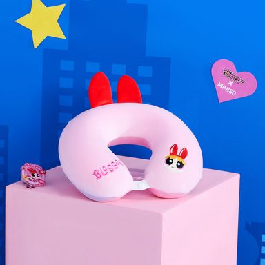 Almohada de viaje viscoelástica de las chicas superpoderosas bombón -  Las Chicas Superpoderosas
