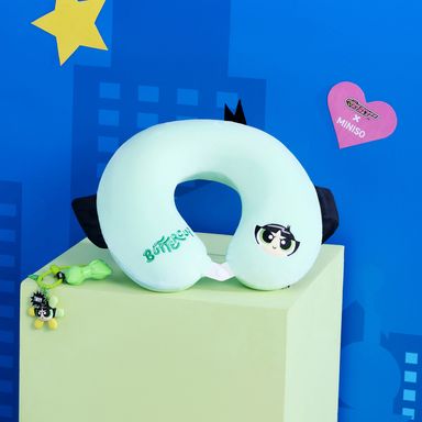 Almohada de viaje viscoelástica de las chicas superpoderosas bellota -  Las Chicas Superpoderosas